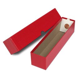 Red Coin Holder Boxes - Medium Weig